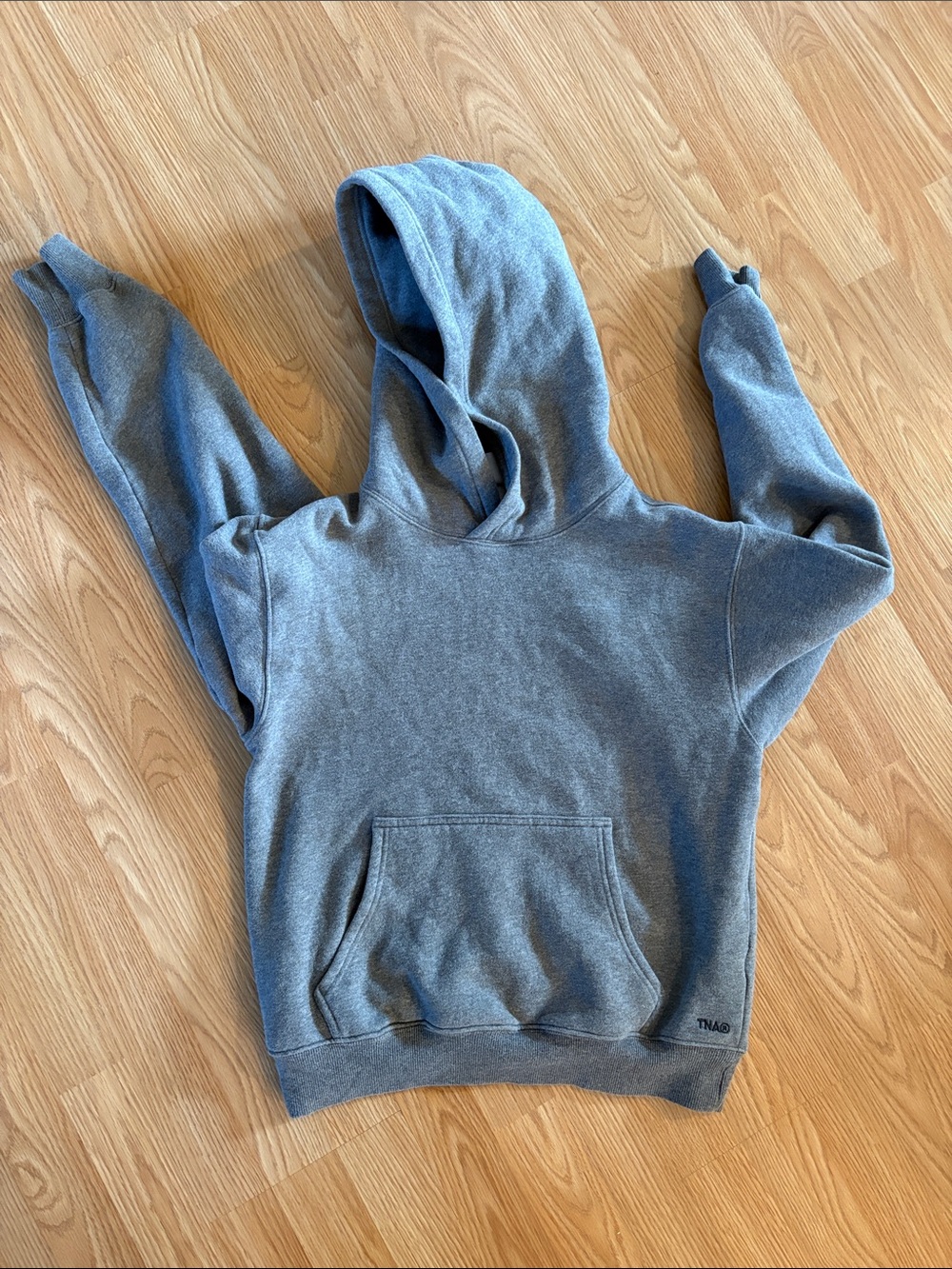 TNA Sweat fleece cozy fleece grey hoodie